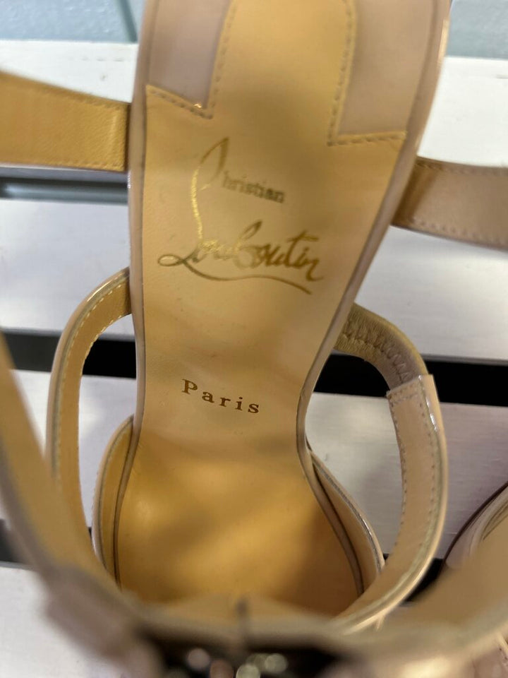 Christian Louboutin Epic Zip Heels - Size 38