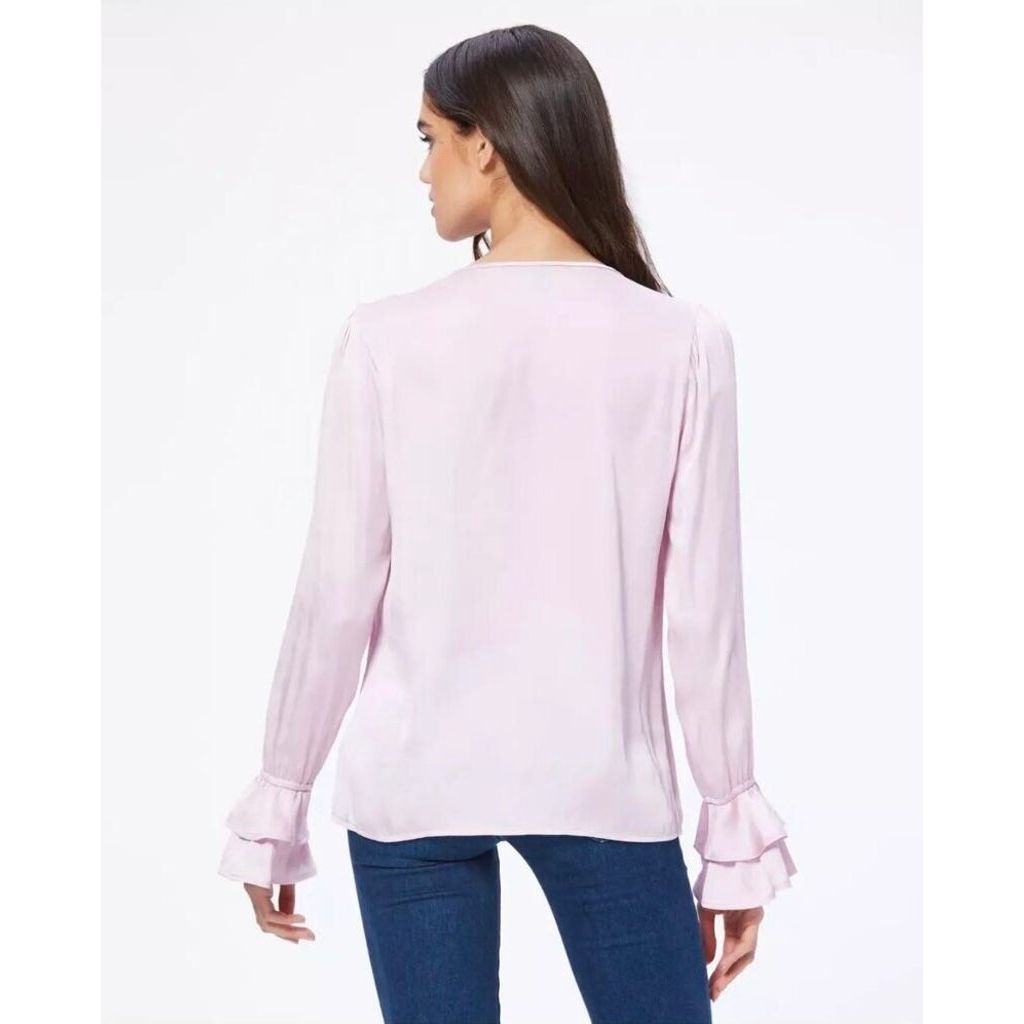 Paige Vienne Blouse in Rose Pink - Size Medium