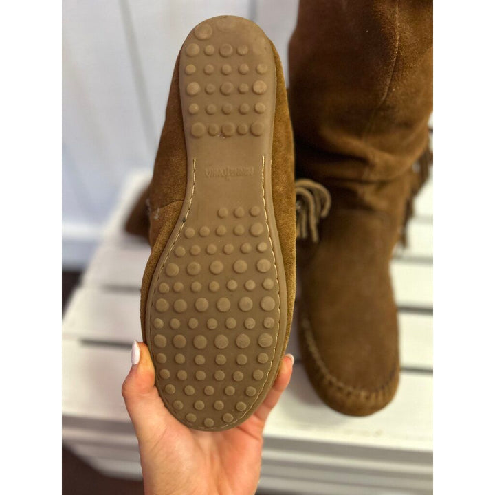 Minnetonka Josie Fringe Boots - Size 8.5