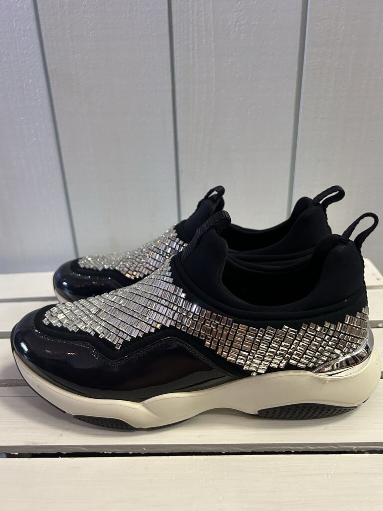 Salvatore Ferragamo Bijou Kirakira Crystal Sneakers - Size 36