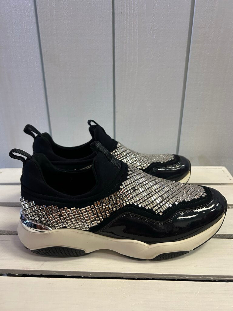 Salvatore Ferragamo Bijou Kirakira Crystal Sneakers - Size 36