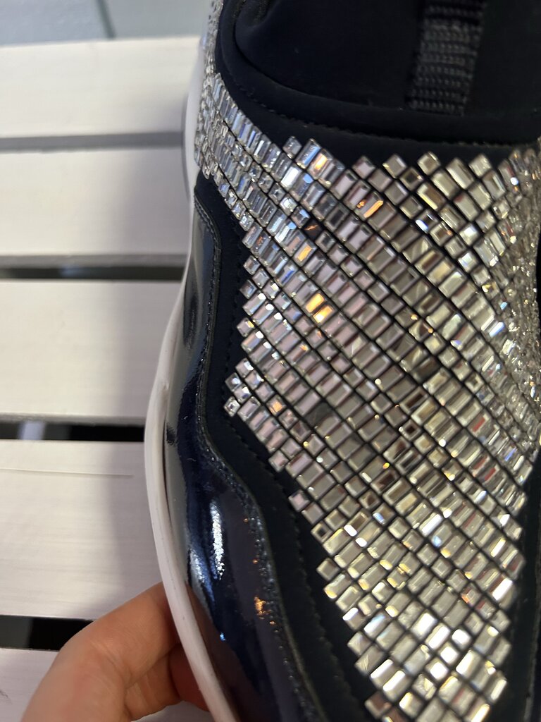 Salvatore Ferragamo Bijou Kirakira Crystal Sneakers - Size 36