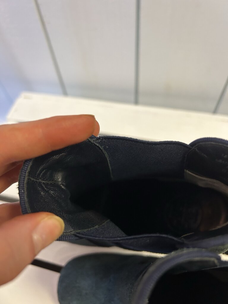 Tory Burch Suede Crystal Embellishments Chelsea Booties - Size 6.5