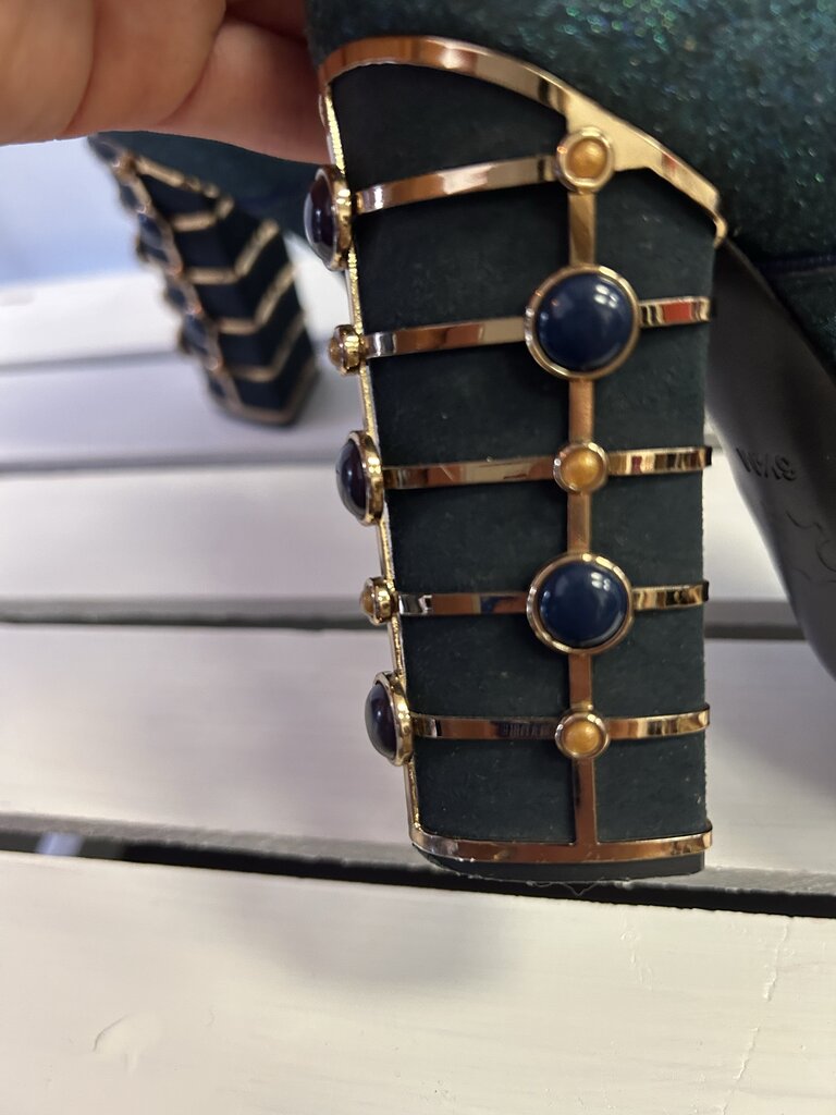 Tory Burch Suede Crystal Embellishments Chelsea Booties - Size 6.5