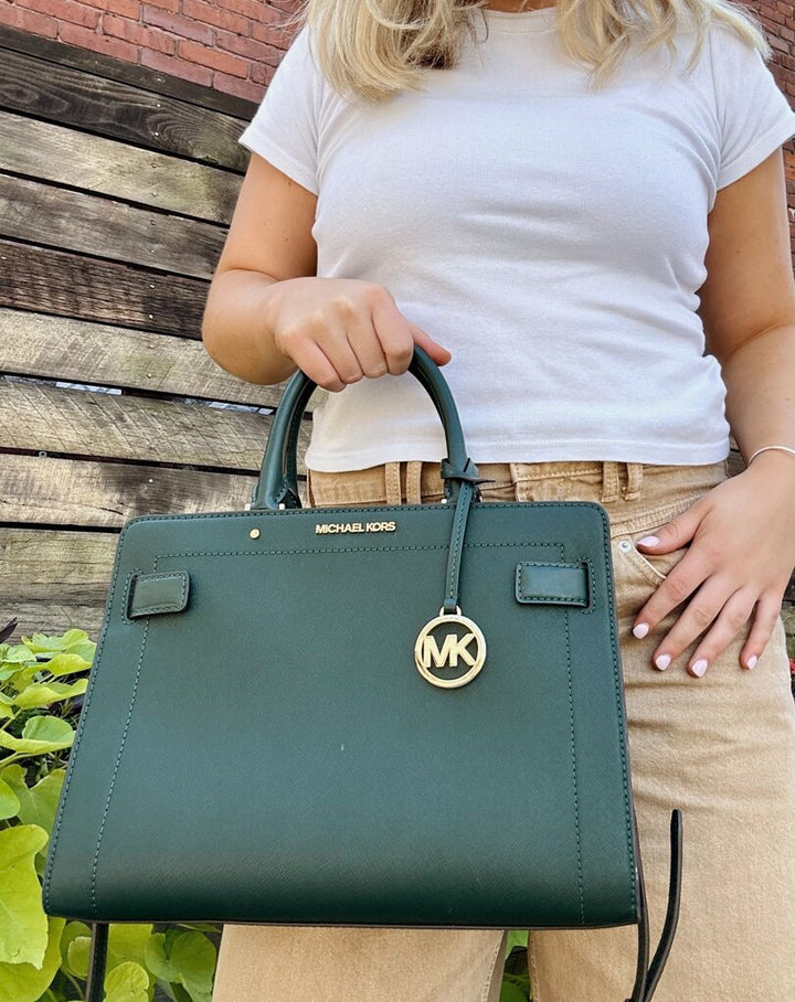 Michael Kors Rayne Medium Saffiano Leather Satchel