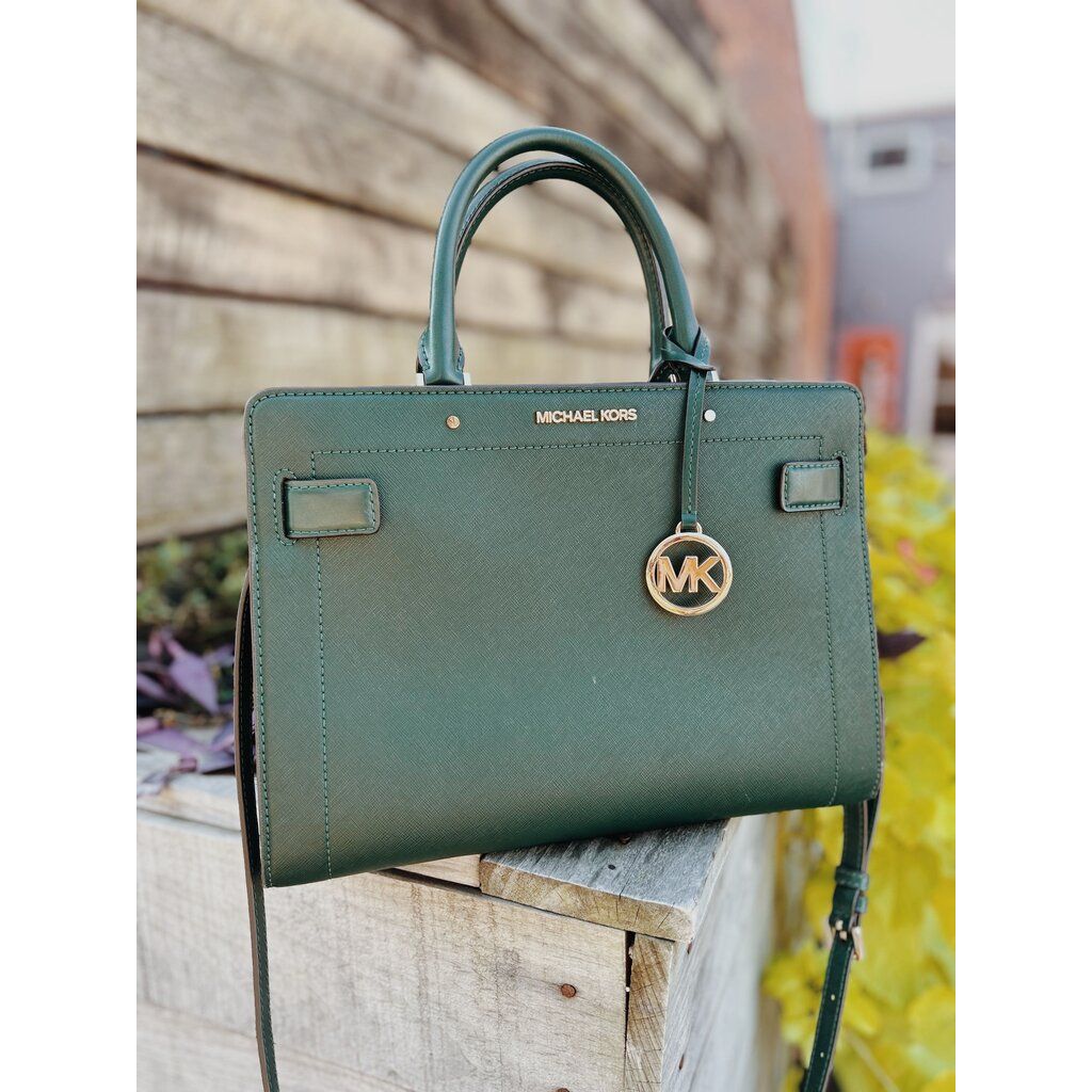 Michael Kors Rayne Medium Saffiano Leather Satchel