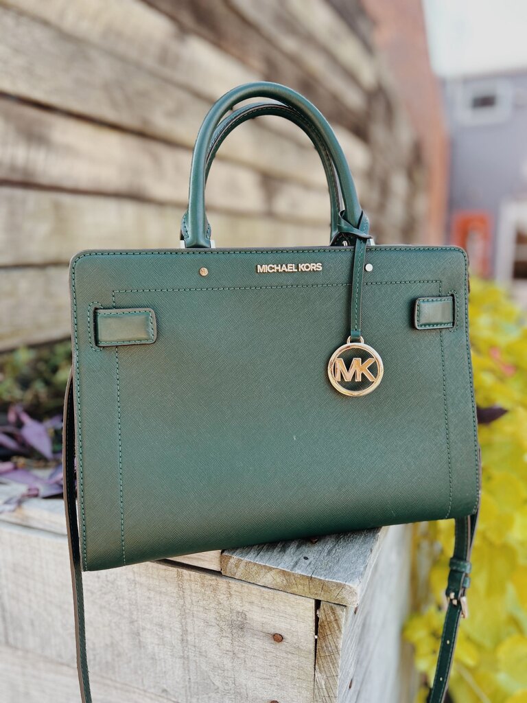 Michael Kors Rayne Medium Saffiano Leather Satchel