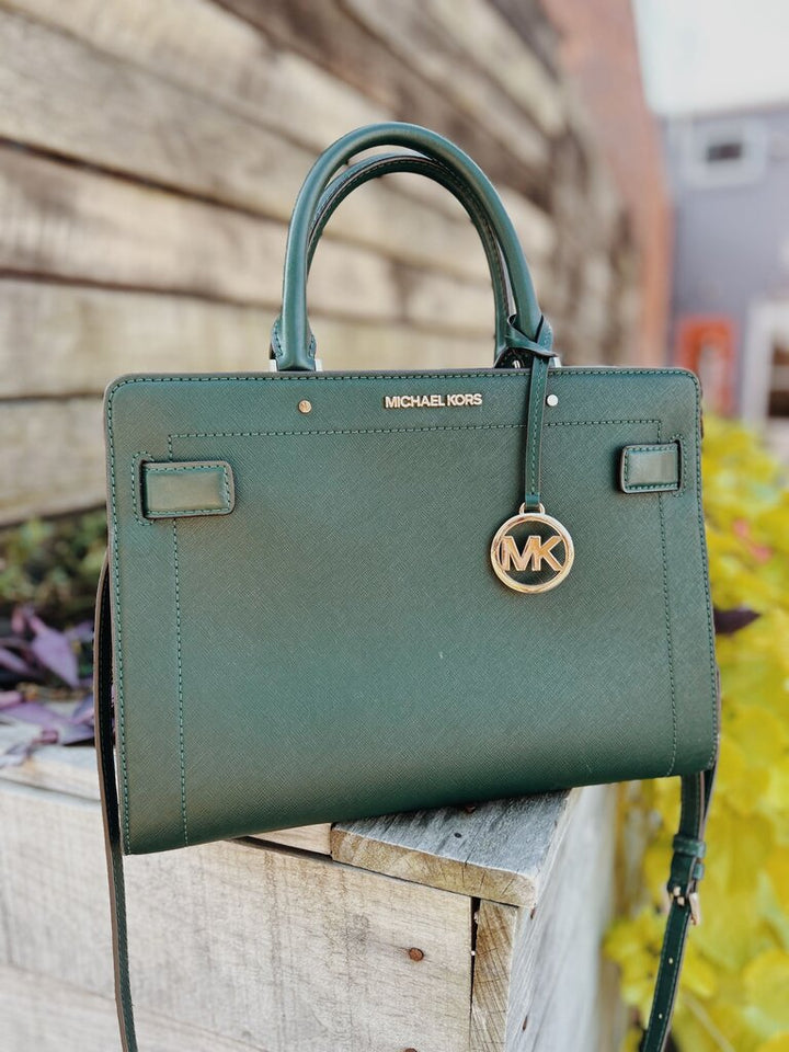 Michael Kors Rayne Medium Saffiano Leather Satchel