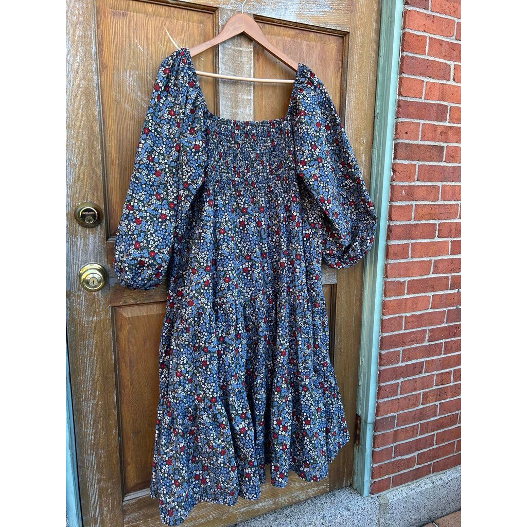 Summer Salt The Tiered Puff Sleeve Maxi Dress - Size 2XL