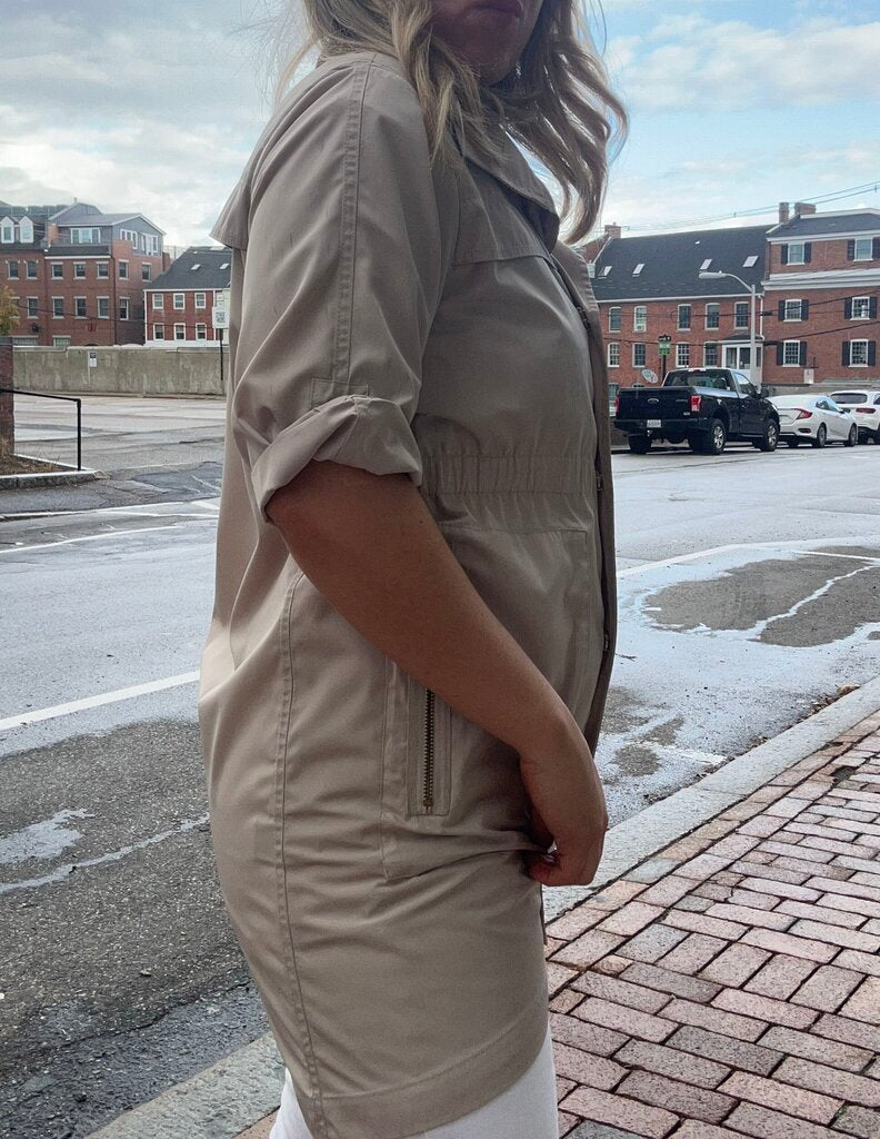 Ali Ro Zip Front Anorak Jacket - Size Small