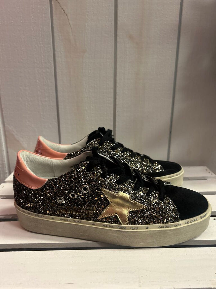 Golden Goose Hi Star Sparkle Sneakers - Size 40(Retails $695)