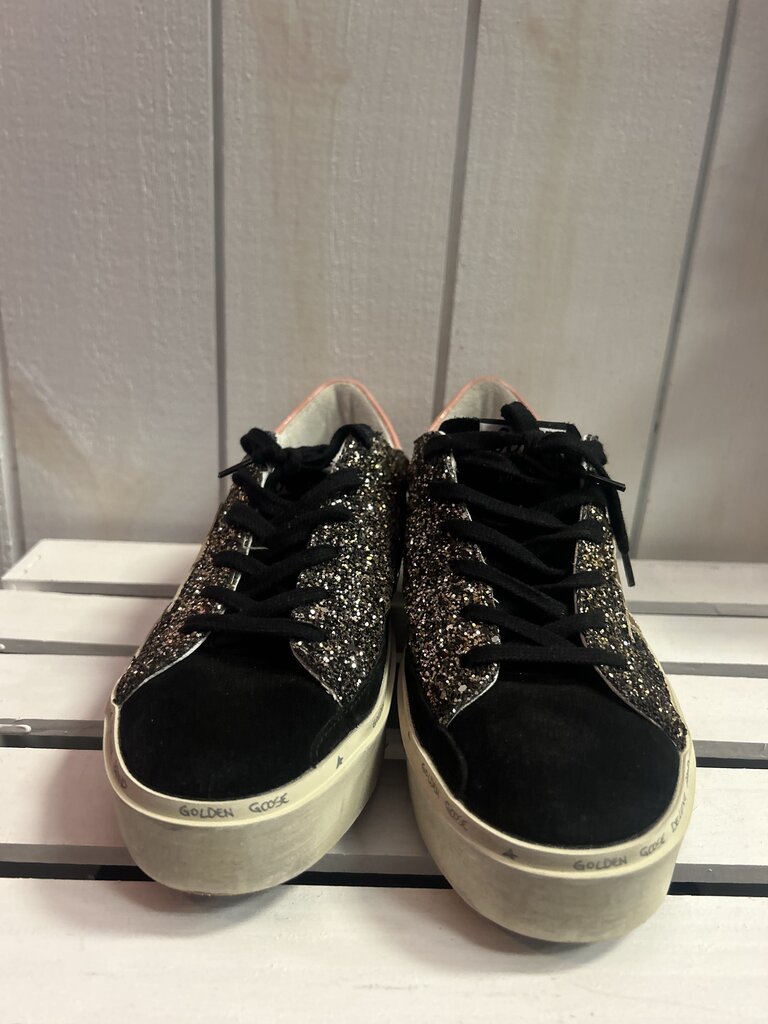 Golden Goose Hi Star Sparkle Sneakers - Size 40(Retails $695)