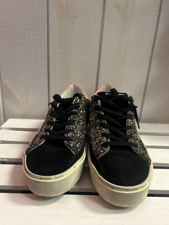 Golden Goose Hi Star Sparkle Sneakers - Size 40(Retails $695)