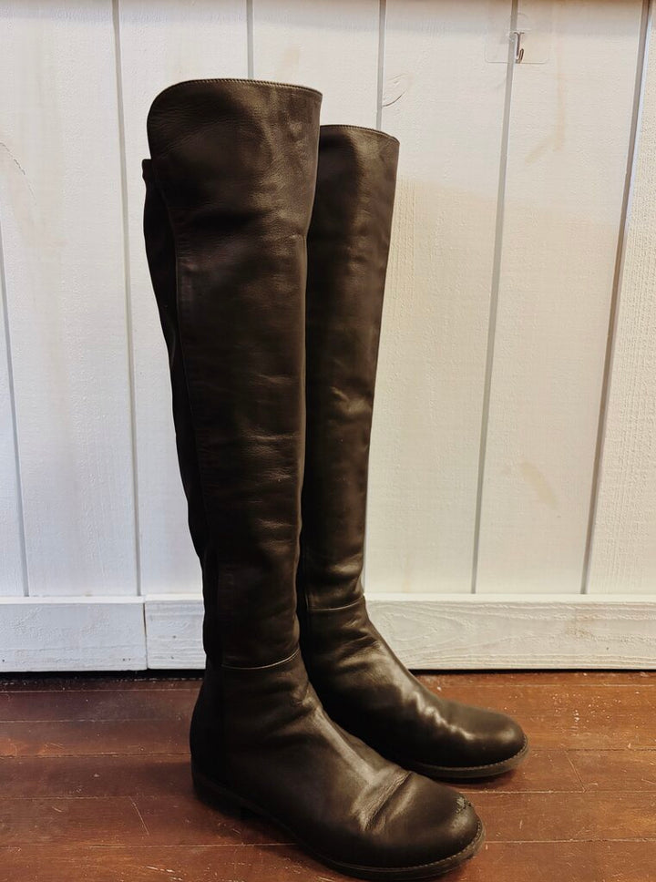 Stuart Weitzman The 5050 Nappa Leather Boot - Size 9 (Retails $850)