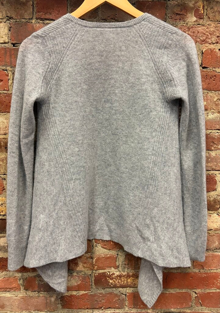 White + Warren Cashmere Open Front Draped Cardigan - Size XS