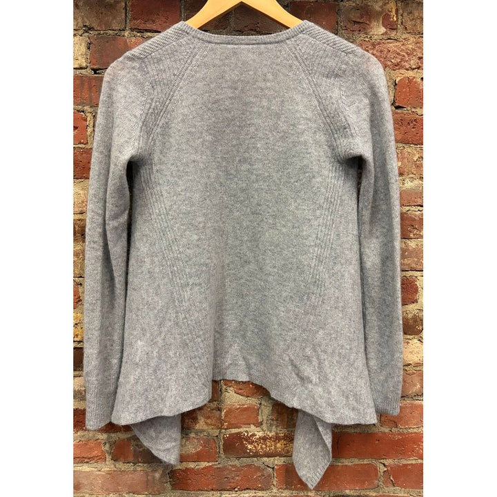 White + Warren Cashmere Open Front Draped Cardigan - Size XS