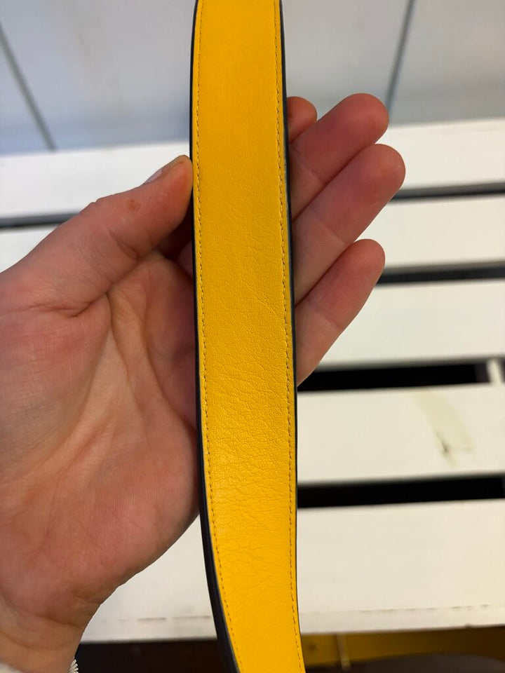 Tory Burch 1" Miller Monogram Reversible Belt - Size Large(Retails for $200)