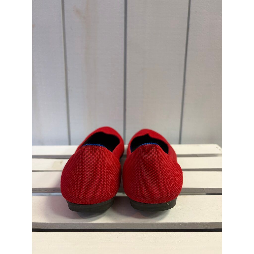 Rothy's The Flat in Bright Red - Size 7.5(Retails for $99)