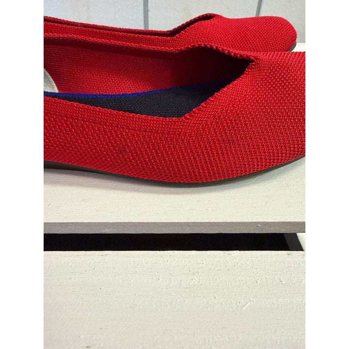Rothy's The Flat in Bright Red - Size 7.5(Retails for $99)