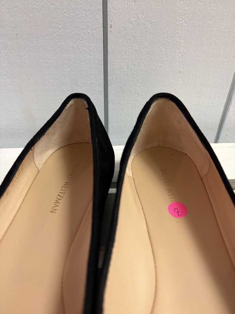 Stuart Weitzman Gabby Suede Ballet Flat - Size 8