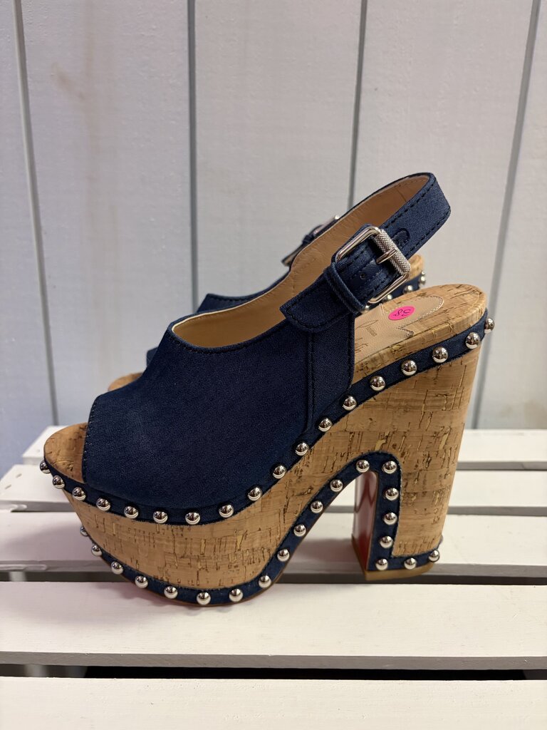 Christian Louboutin Super Joan Platform Sandals - Size 38(Retails $1095)