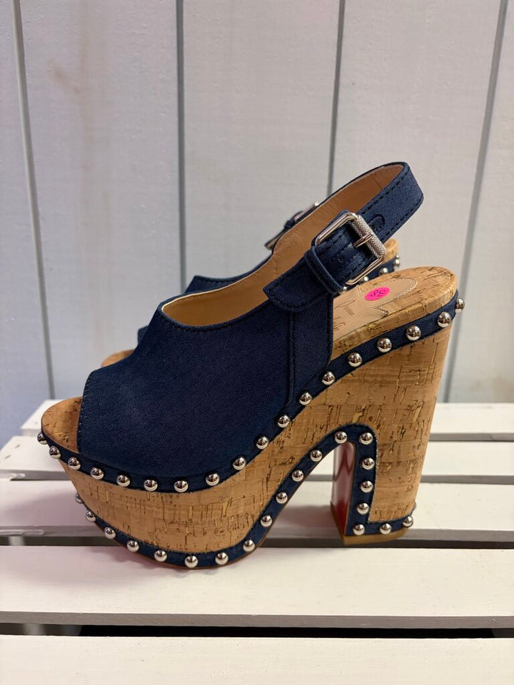 Christian Louboutin Super Joan Platform Sandals - Size 38(Retails $1095)