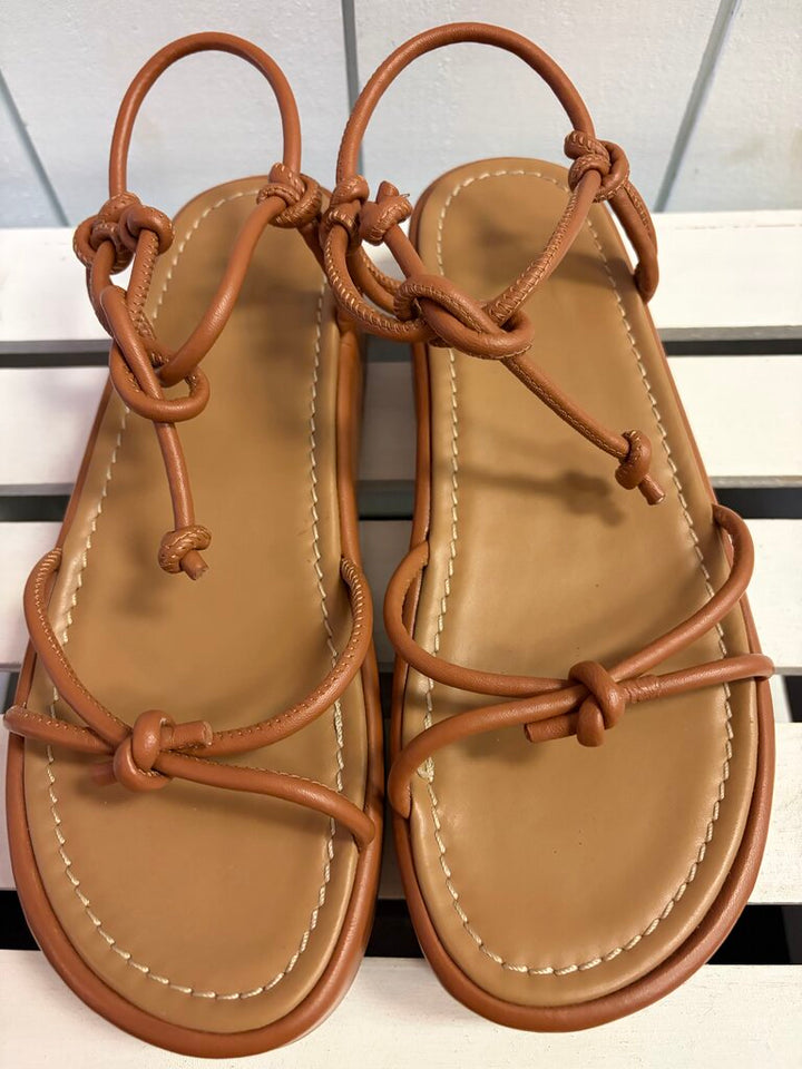Flattered Platform Strappy Sandals - Size 39