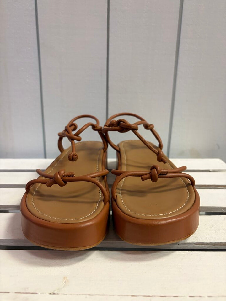 Flattered Platform Strappy Sandals - Size 39