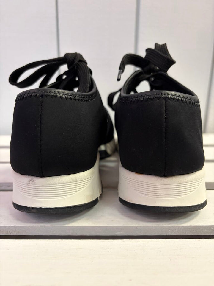 All Black Solid Mesh Sneakers - Size 36(Retails $185)