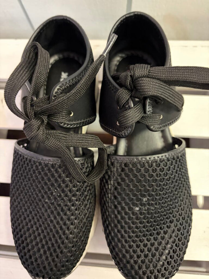 All Black Solid Mesh Sneakers - Size 36(Retails $185)