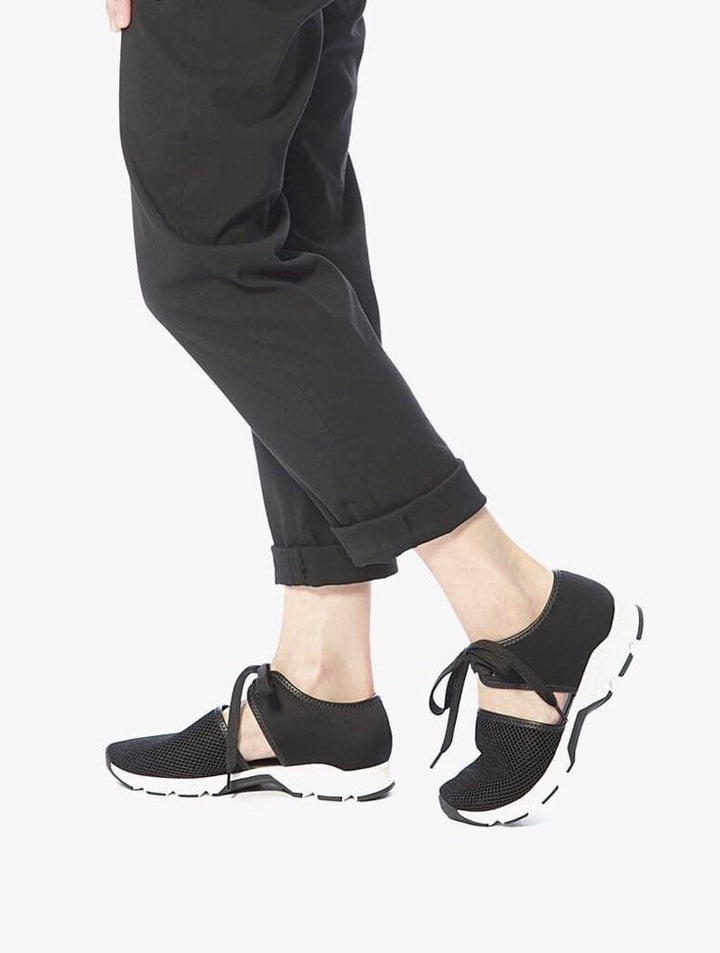 All Black Solid Mesh Sneakers - Size 36(Retails $185)