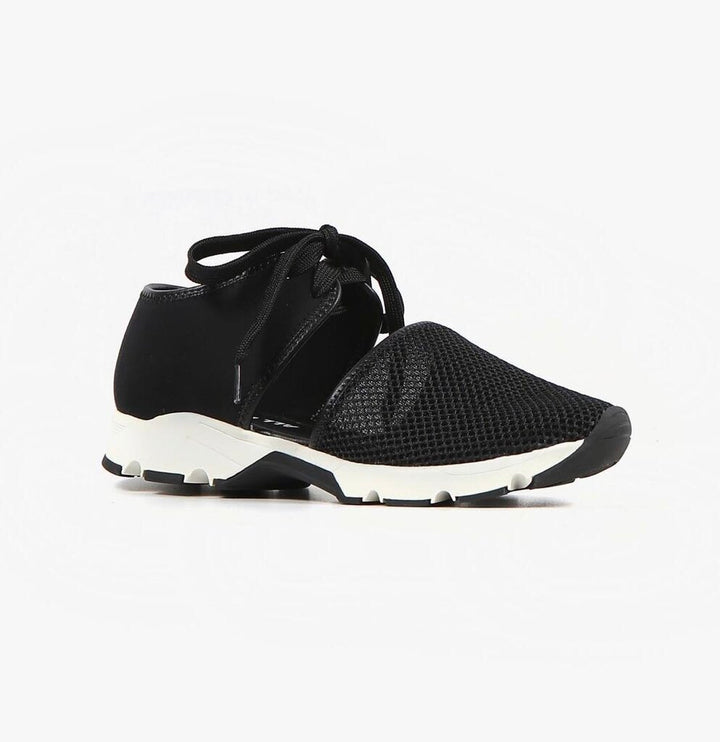 All Black Solid Mesh Sneakers - Size 36(Retails $185)