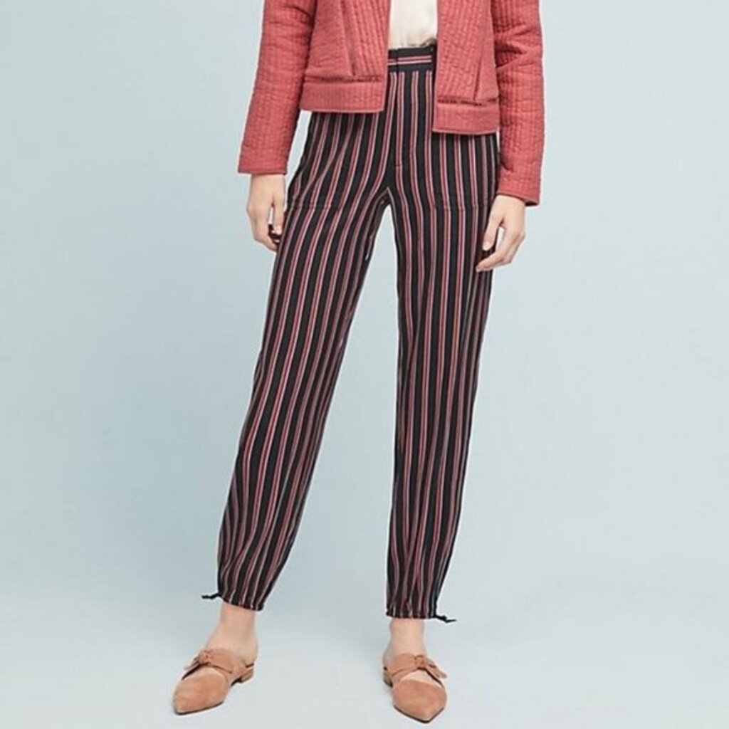 Anthropologie striped pants discount