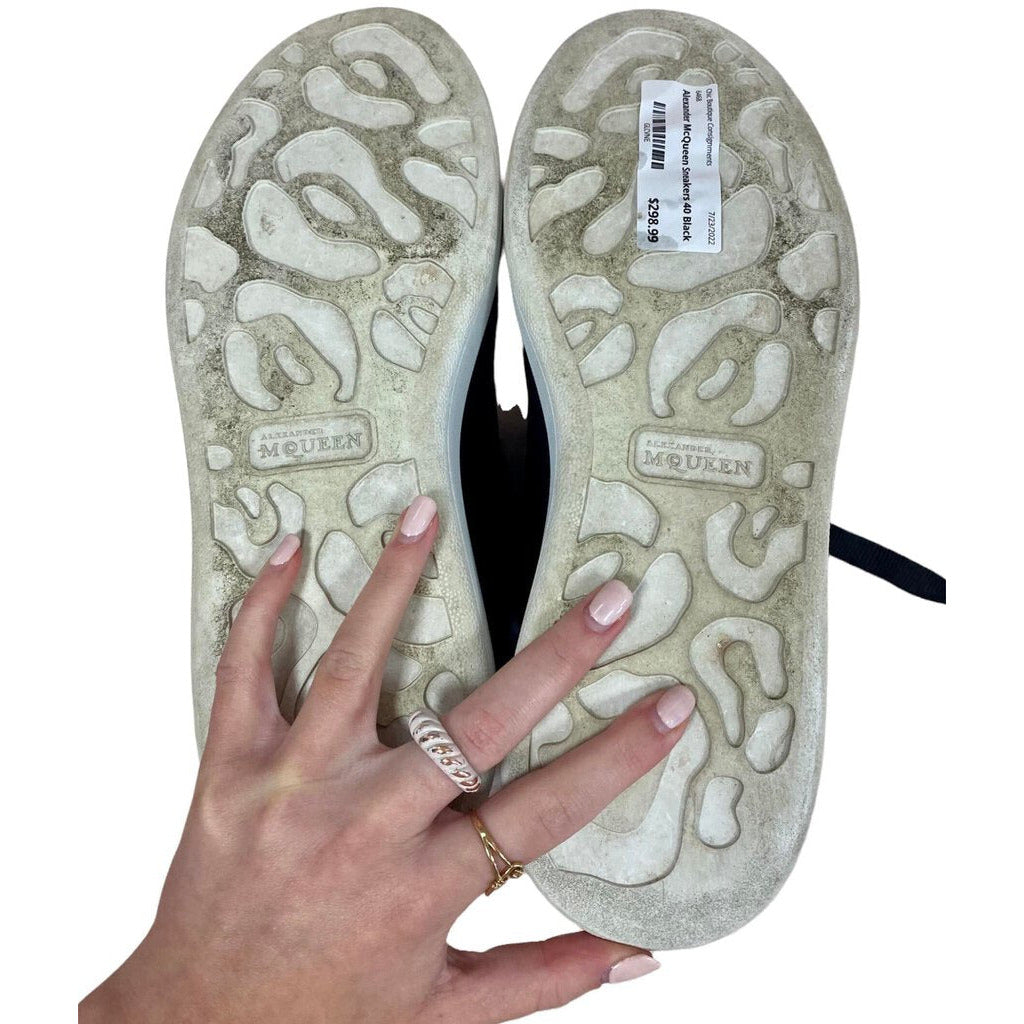 Alexander McQueen Wedge Sole Knit Sneaker - Size 40