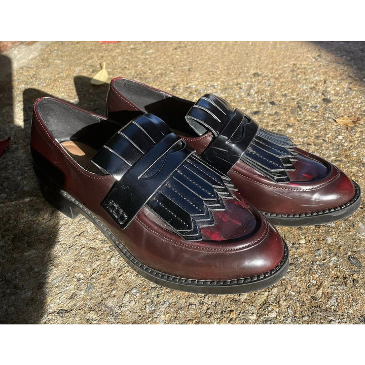 Zara Trafaluc Patent Loafers - Size 38