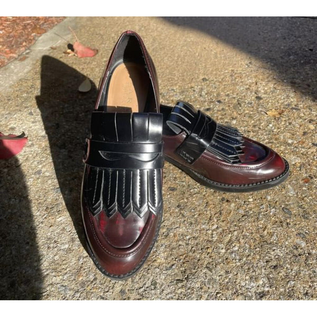 Zara Trafaluc Patent Loafers - Size 38