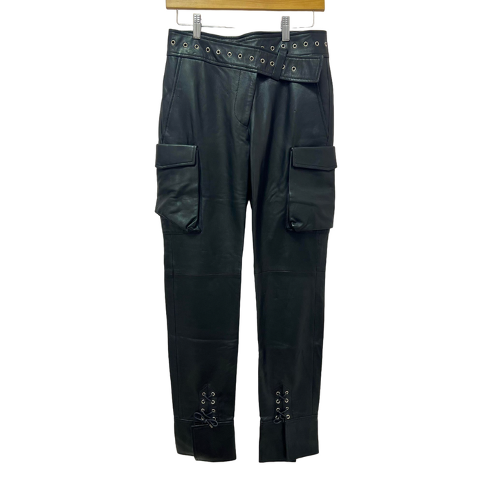 Monse Leather Cargo Pocket Pants- Size Large