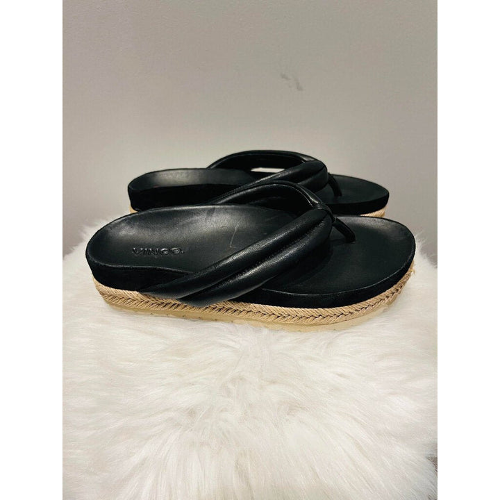 Vince Forest Espadrille Platform Flip Flop - Size 5