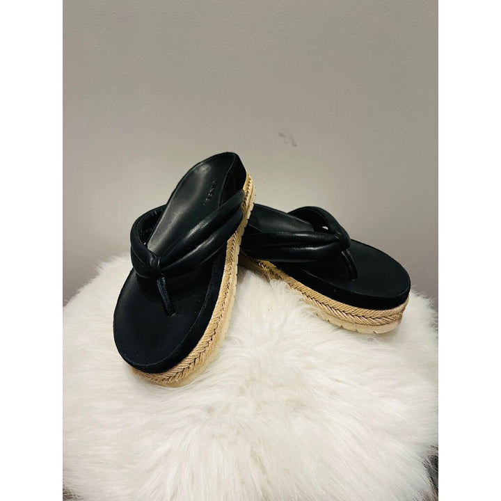 Vince Forest Espadrille Platform Flip Flop - Size 5