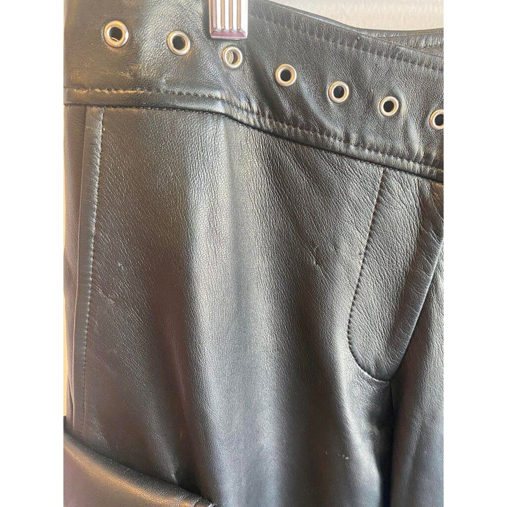 Monse Leather Cargo Pocket Pants- Size Large