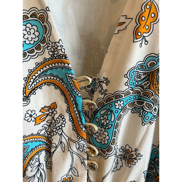 Nicholas Printed Tiered Maxi Dress - As is - Size Small