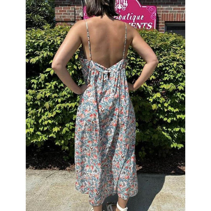 Liberty. Floral Button Front Maxi Dress - Size XL