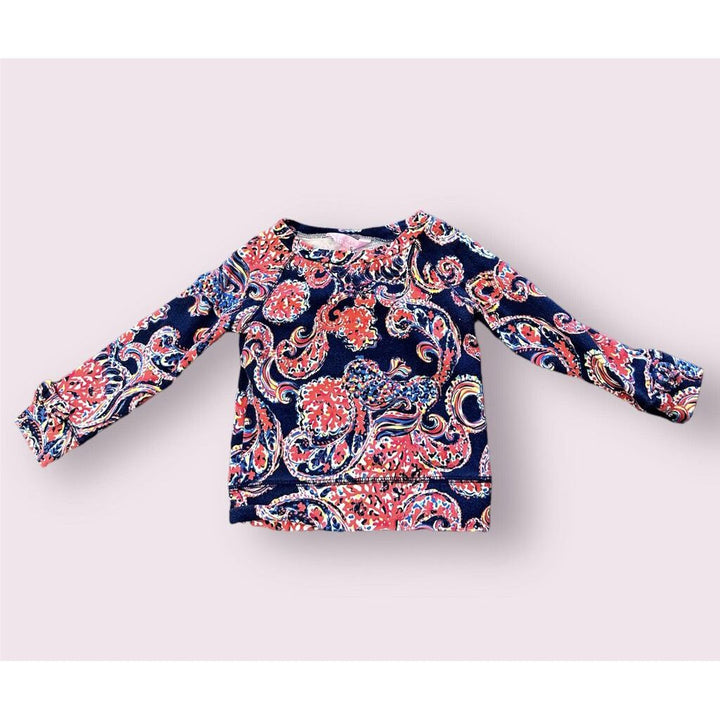 Lilly Pulitzer Mini Kingsley Pullover in For The Halibut - Size XS