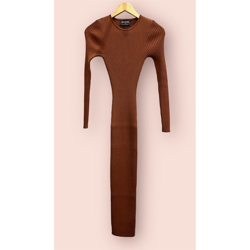 Mink Pink NWT Alba Knit Midi Dress