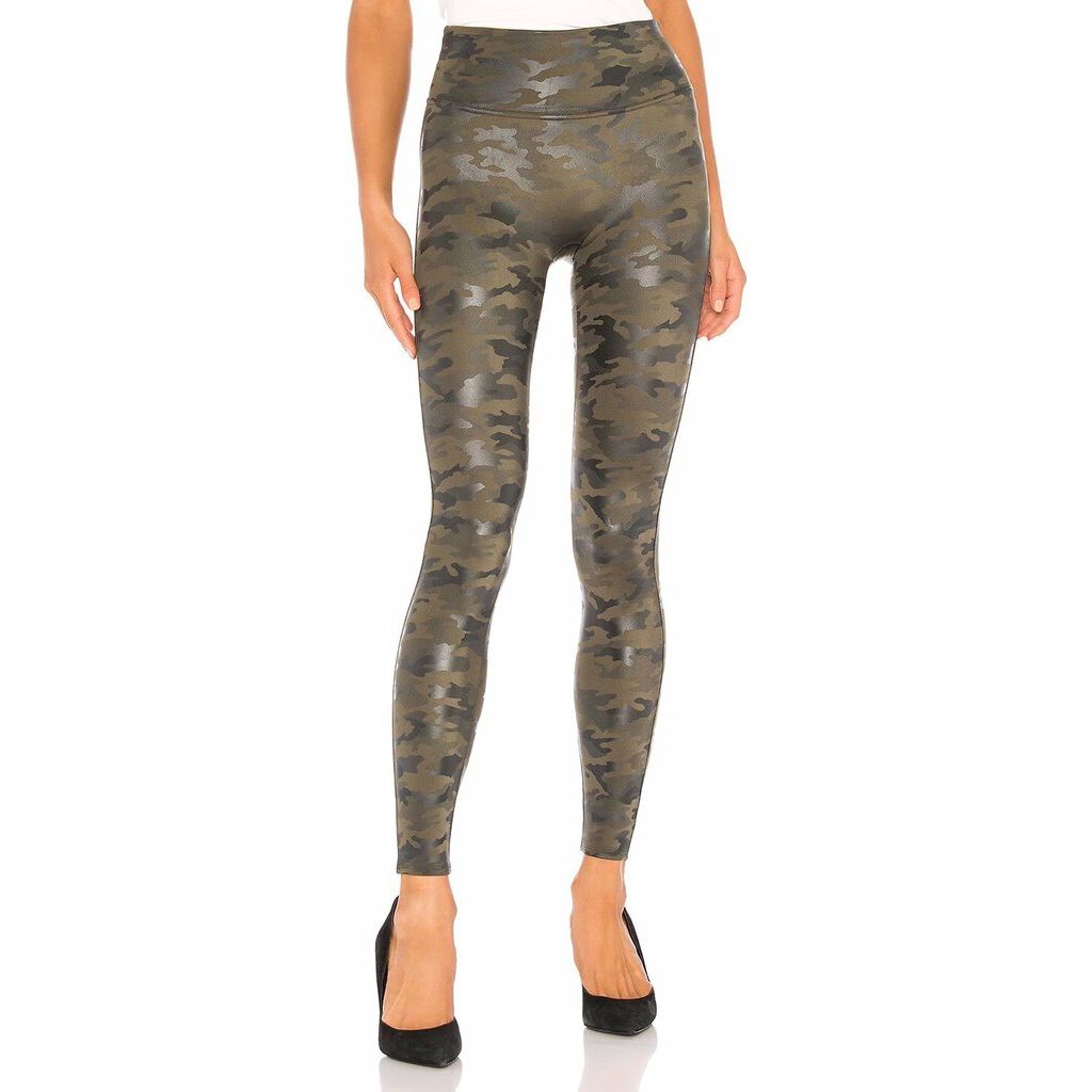 Spanx Faux Leather Camo Leggings in Matte Green Camo - Size Large – Chic  Boutique Consignments